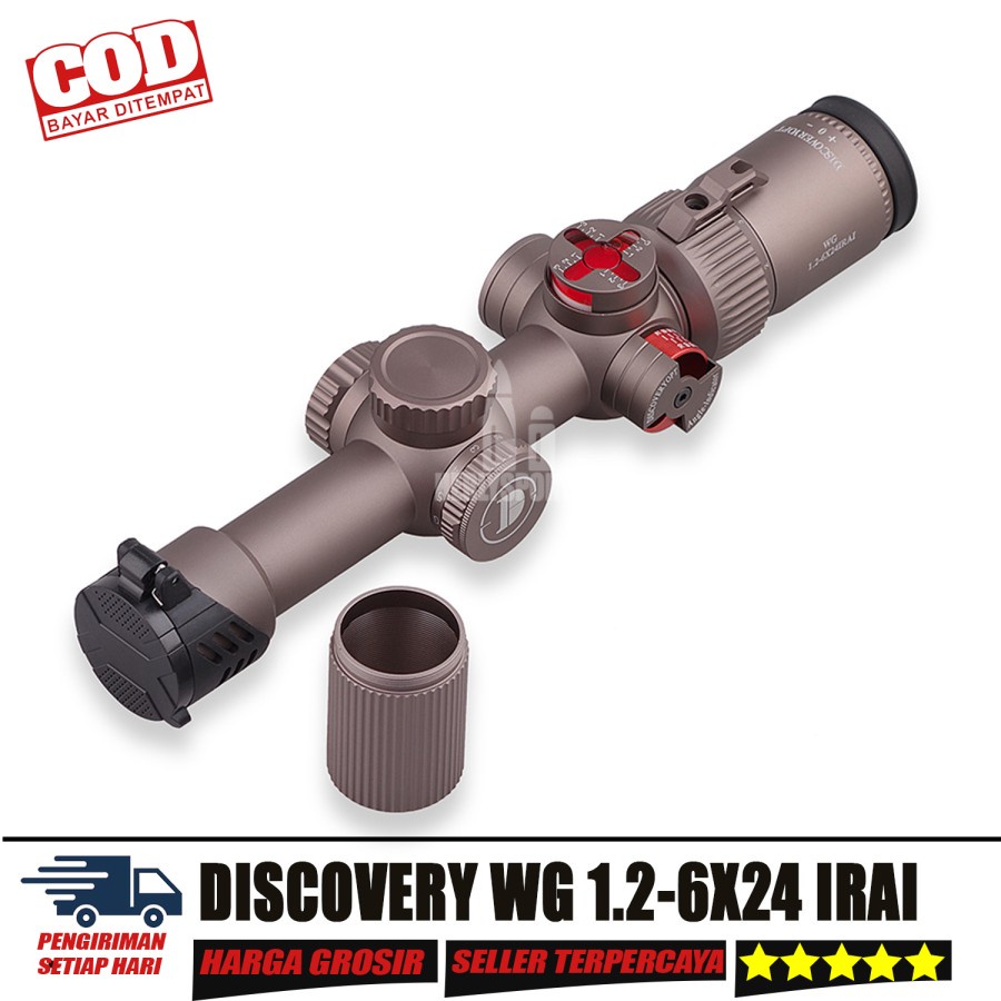 Teleskop Telescope Discovery Wg 1.2-6X24 Irai Teleskop Buntung Jernih