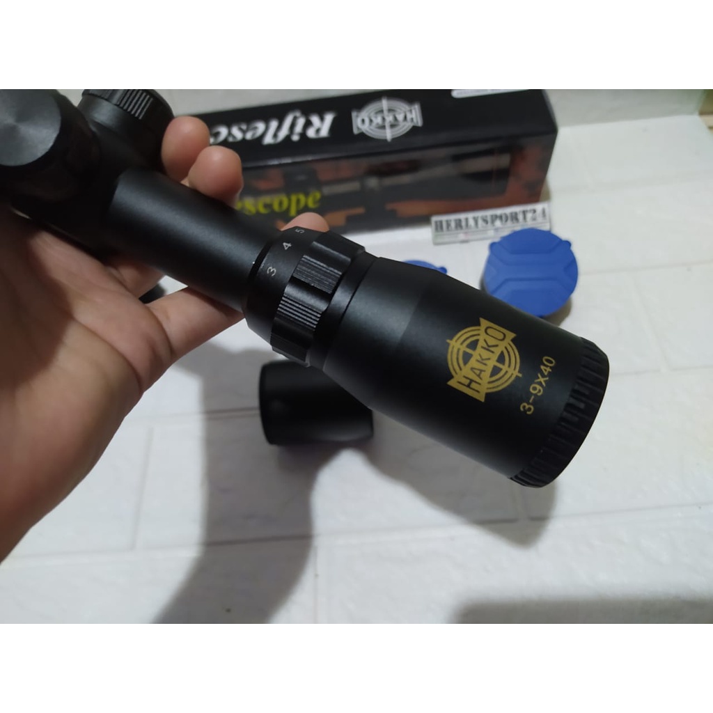 Teleskop Hakko 3-9X40 Hk Teleskop Hakko 3-9X4O Hk Sunhide Tahan Getar