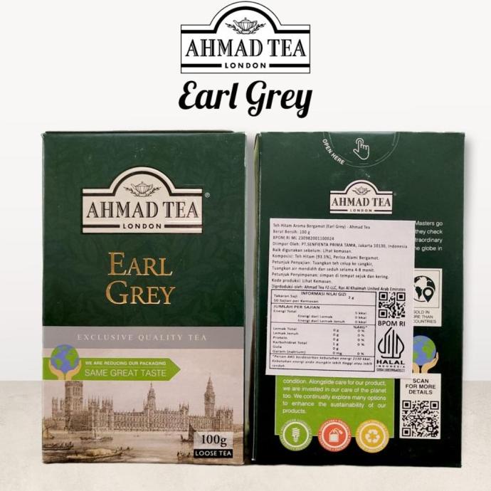 

Teh Ahmad Tea Earl grey 100 gr loose tea