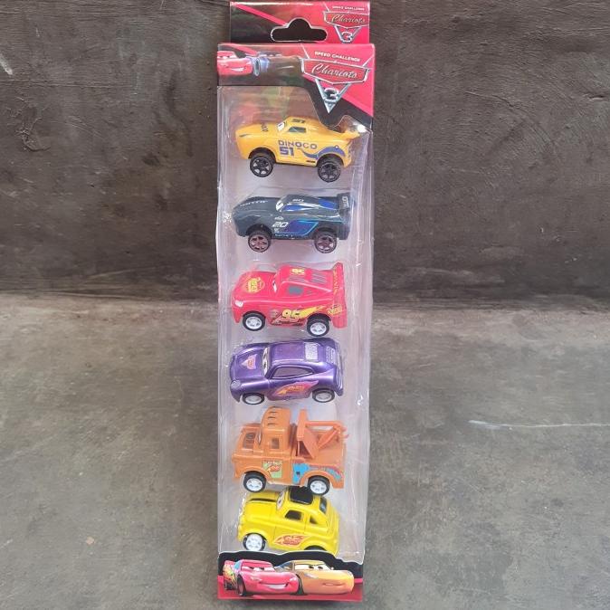 Mainan Mobil Mcqueen Mini Pull Back