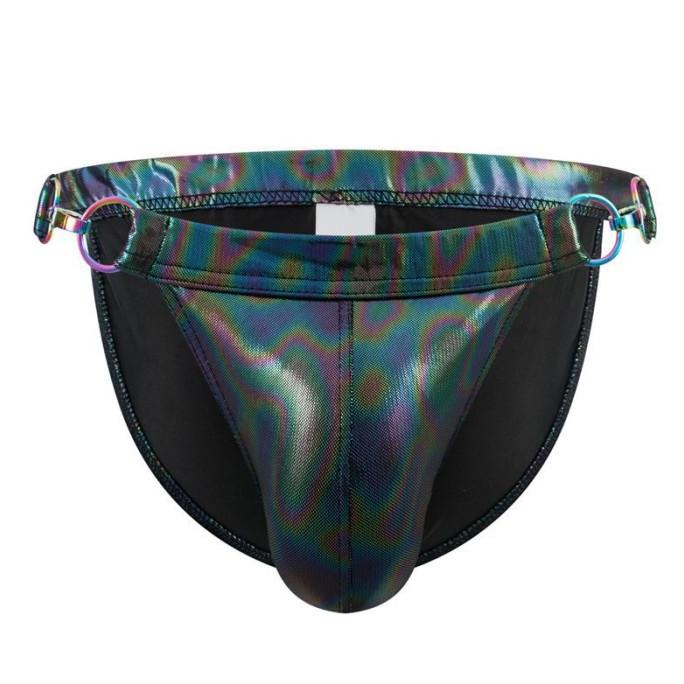 Brief Underwear Pria Jockmail Synthetic Leather JM797 Celana DalamPria