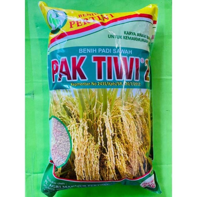 Benih padi Unggul PAK TIWI 2 isi Kemasan 5kg dari BENIH PERTIWI