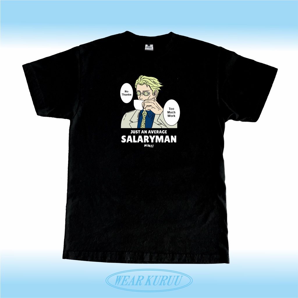 Baju Kaos Anime Kuruu Salaryman Tee