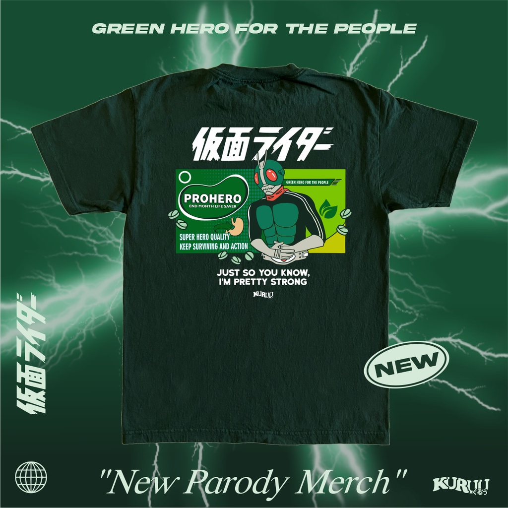 Baju Kaos Anime Kuruu - Kuruu Kamen Rider Prohero Tee