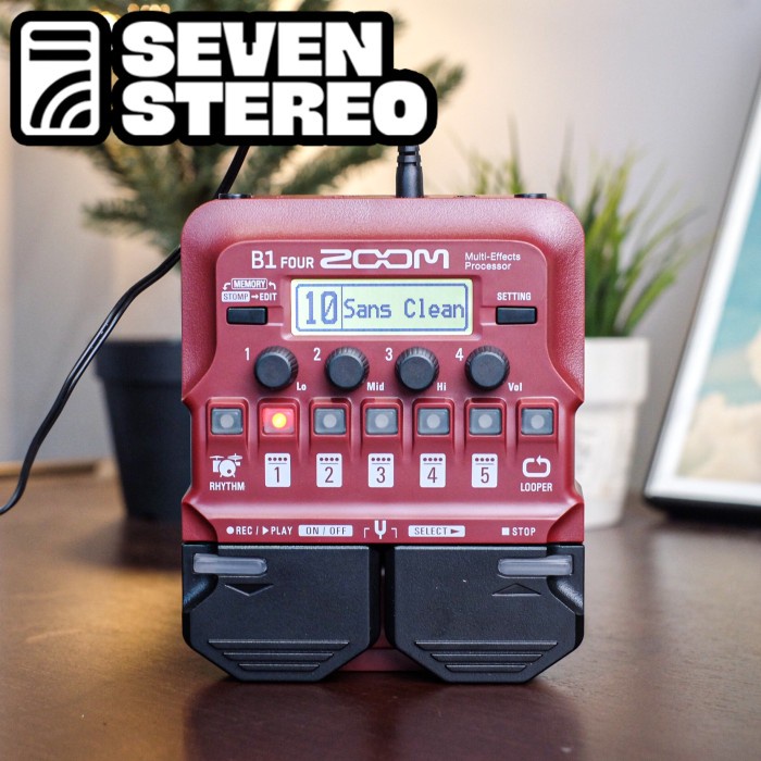 Zoom B1 FOUR Bass Multi-effects Processor