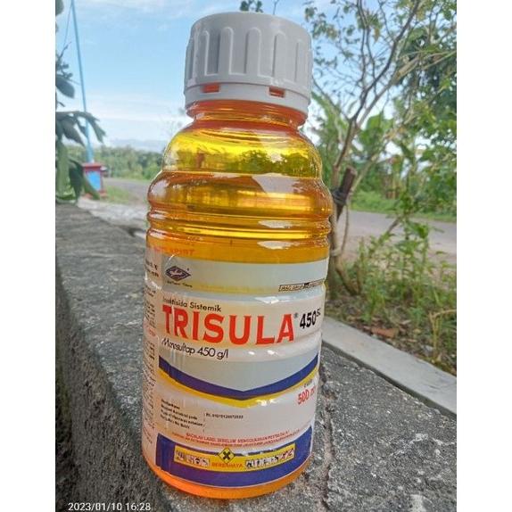 Obat Pertanian - Insektisida Trisula 450 SL 500 ml Sistemik Ulat Padi