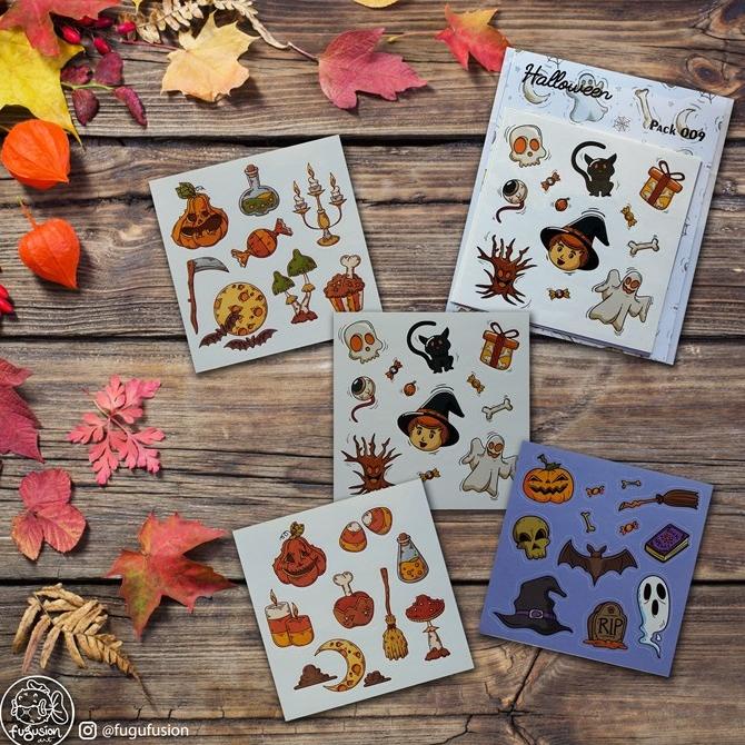 

Produk Terbaik] Stiker / Sticker Deco Aesthetic Journal Scrapbook Halloween 009