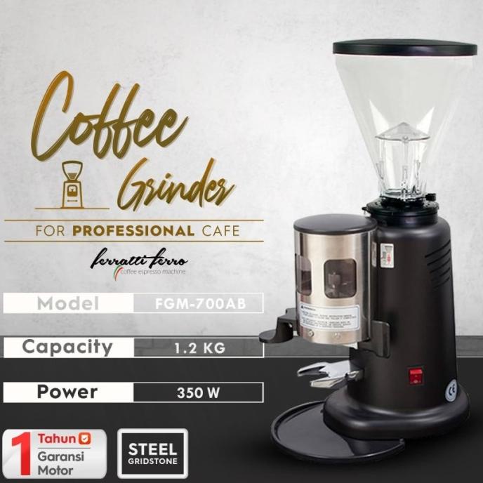 *#*#*#] Grinder Kopi Ferratti Ferro FGM-700AB Espresso Coffee Grinder FGM700
