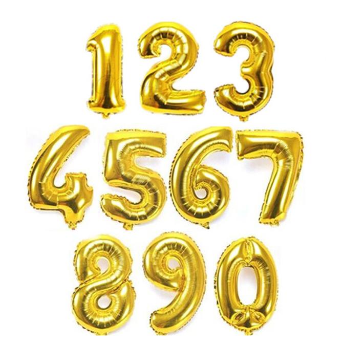 *:*:*:*:*] Balon Foil Angka Emas 60Cm