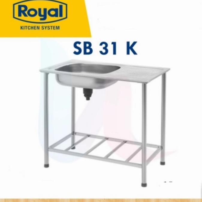 Royal Kitchen Sink Sb 31 K Meja Bak Cuci Piring Kaki Portable Stainles