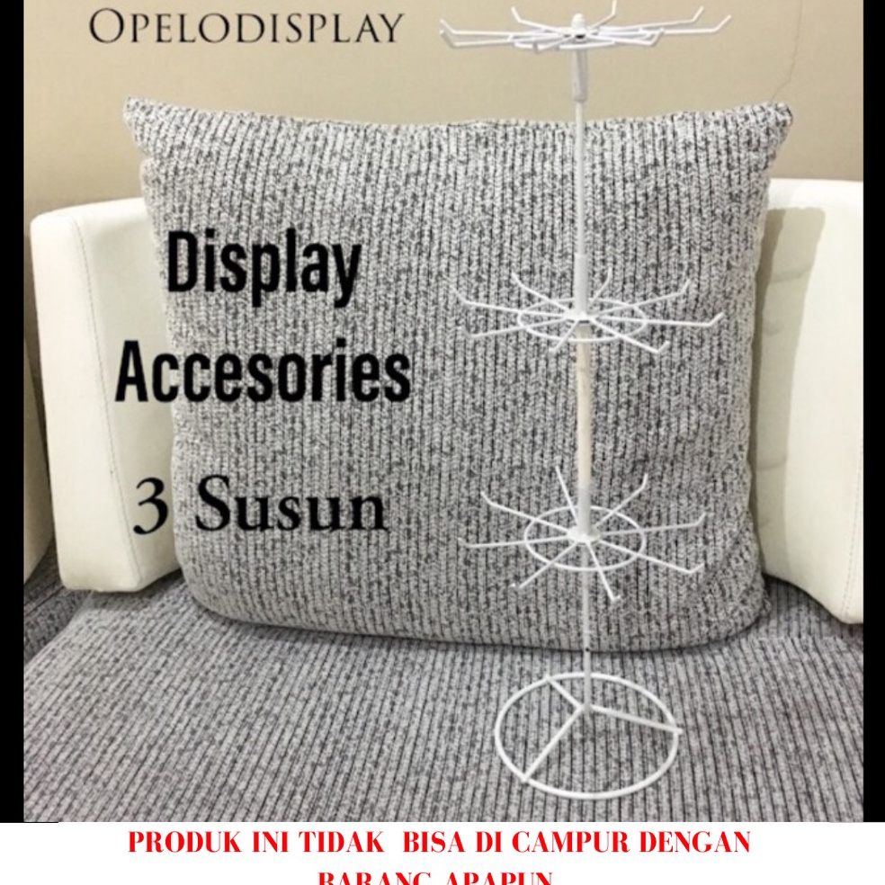 CHEKOUT RAK PUTAR MATAHARI / GANTUNGAN MASKER 3 SUSUN KAWAT