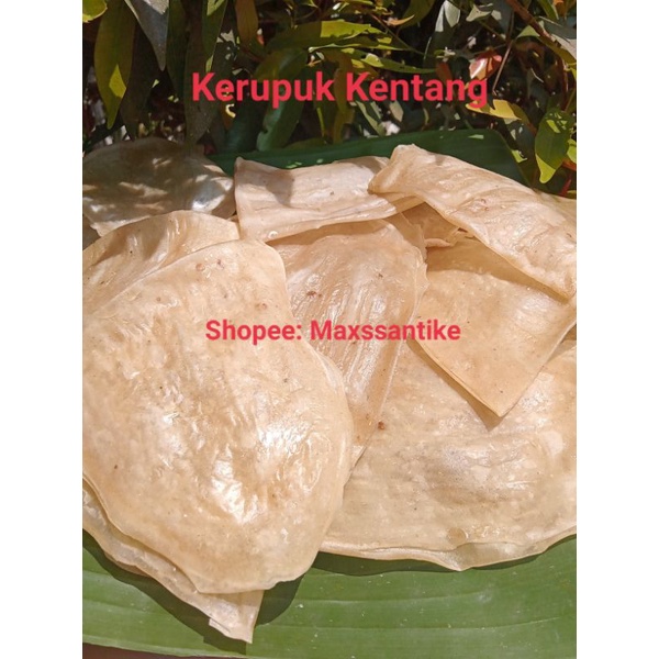 

KERUPUK KENTANG Mentah,Gurih Ketumbar