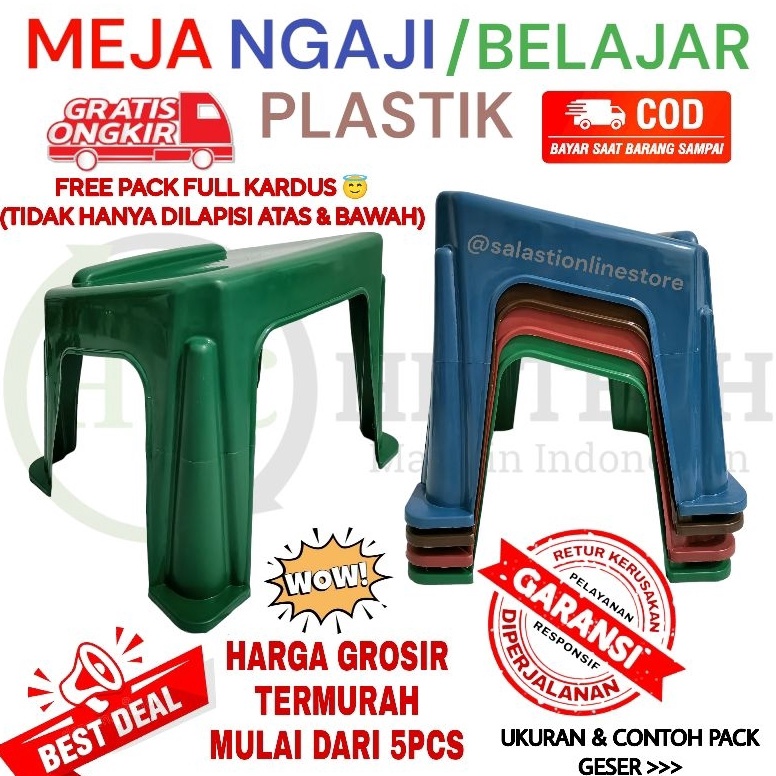 Jaman Now.. QUR'AN TABLE | Lekar Ngaji | Meja Ngaji Plastik GROSIR [HIKTECH] 01