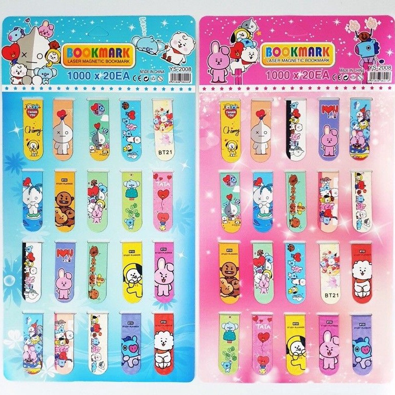

41 Mainan bookmark/pembatas isi 20pcs Stok Banyak (⌒