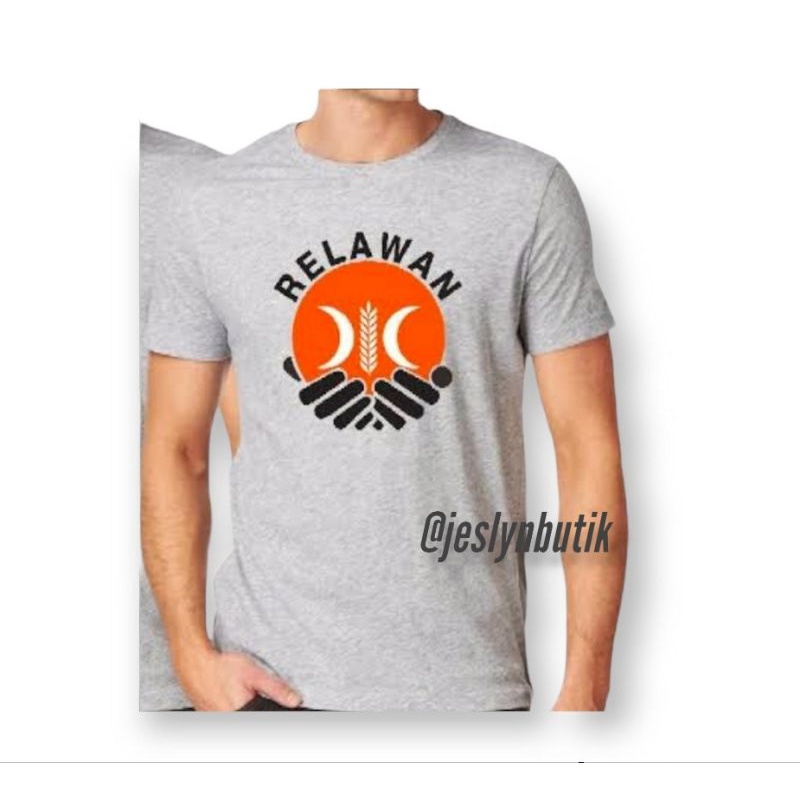 Kaos Partai Relawan PKS / kaos RELAWAN PARTAI KEADILAN SEJAHTERA BOB2100