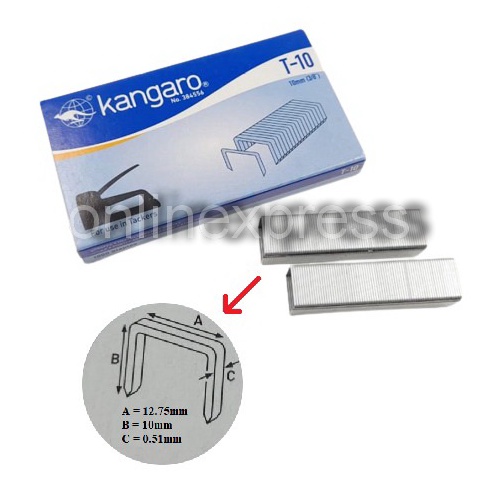 

57 Isi Stapler Tembak T10 / Isi Staples Gun Tacker Kangaro 63