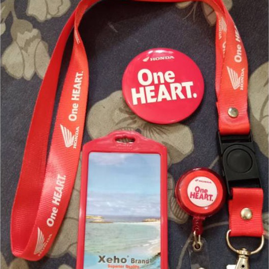 

[WF-➸㊠L] paket lengkap Tali id card Honda ( one heart ) ecer dan grosirlangsung.kirim!
