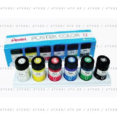 

[WDL] Pentel Poster Colour 30ml ( Warna Umum) →COD