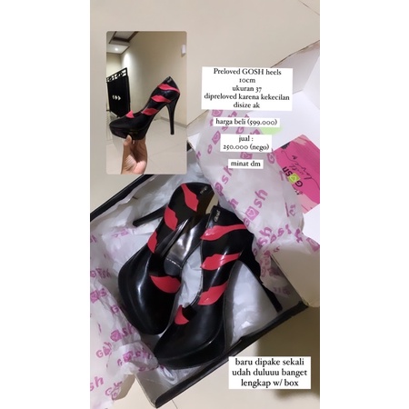 Preloved GOSH Heels 10 cm