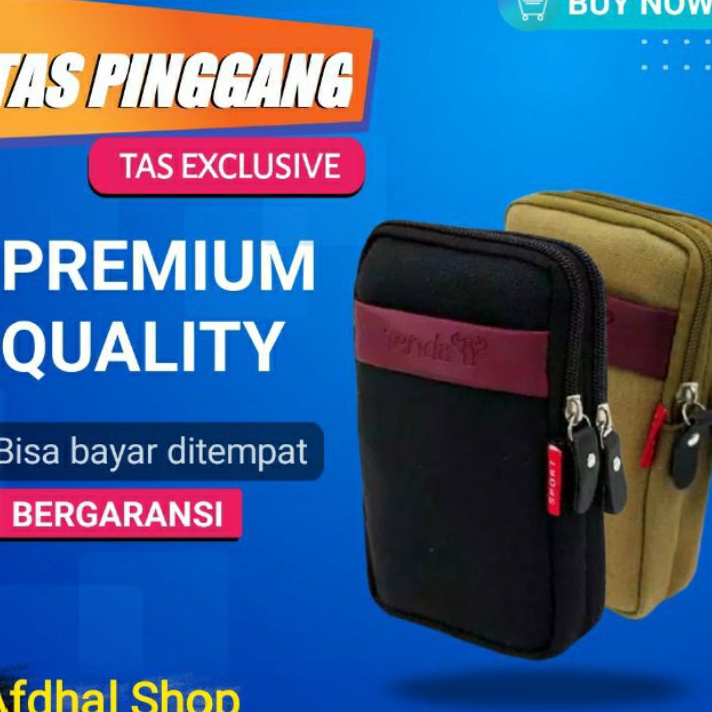 Ready Stock.. promo akhir 2020 Tas Pinggang hp Pria tas Hp Bahan Kanvas tempat hp untuk dipinggang