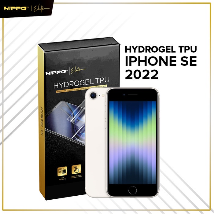 Hippo Elite Hydrogel Anti Break Iphone SE 2022 Full Cover Anti Gores