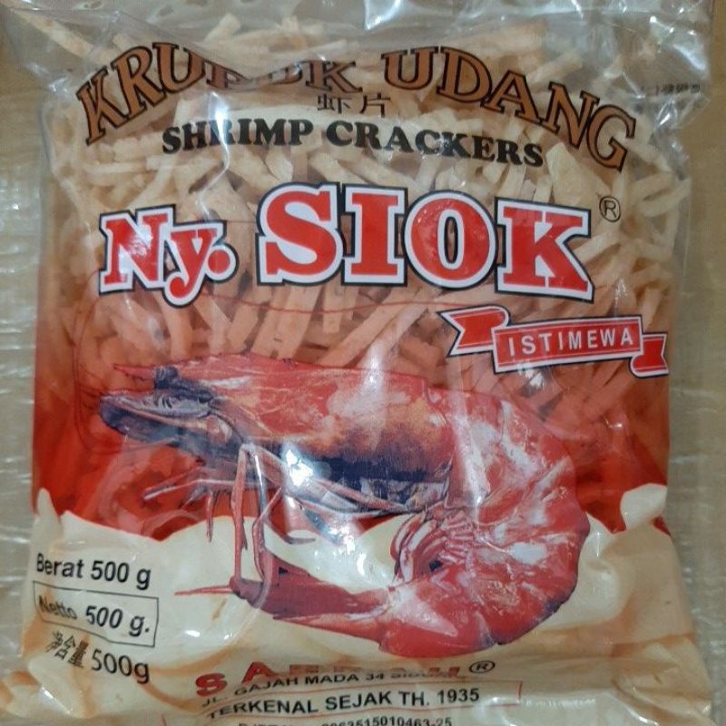 

Krupuk Udang Ny.Siok Istimewa Stik 500Gr.