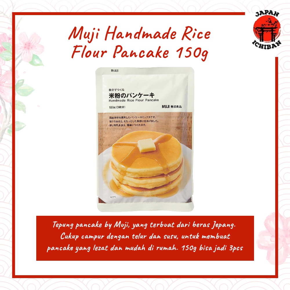 

Muji Handmade Rice Flour Pancake Tepung Pancake Instan Japan