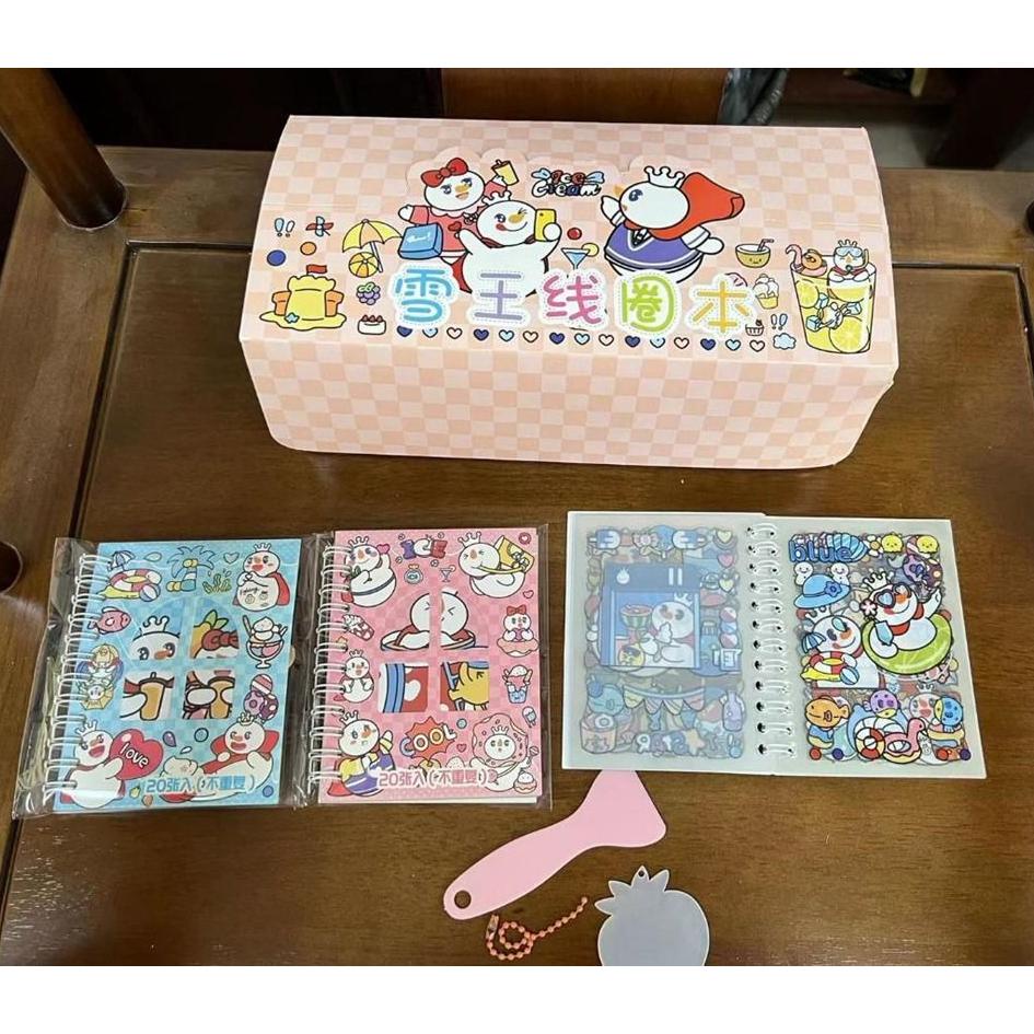 

Sticker Book Mixue stiker book momo biru dan pink