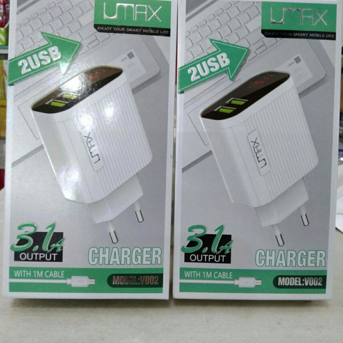 ' charger umax 2usb v002