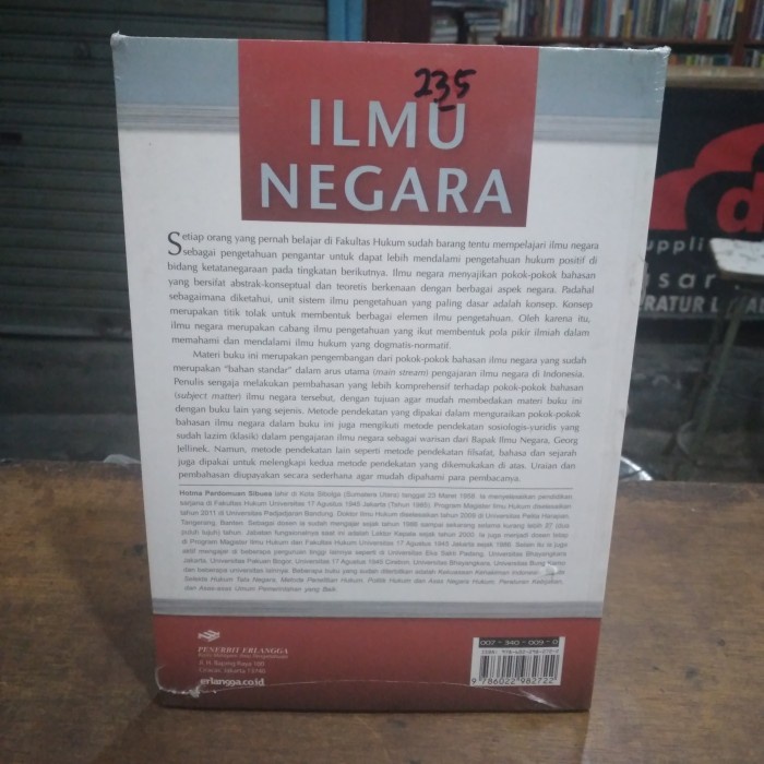 FLASH SALE ILMU NEGARA HOTMA P. SIBUEA TERMURAH BUKU ORIGINAL TERLARIS