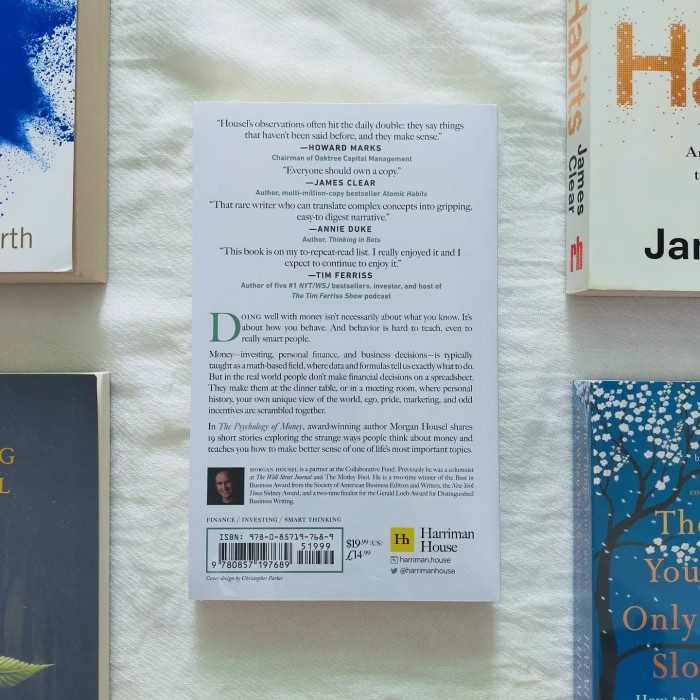 DISKON SPESIAL PSYCHOLOGY OF MONEY ENGLISH ORI / NOVEL IMPORT / IMPORT BOOK PRELOVED TERMURAH