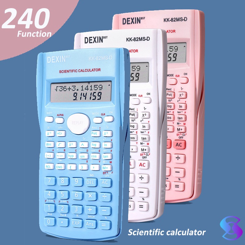 

Terlaris Kalkulator Color Function Scientific Kalkulator 24 Fungsi Kalkulasi 3 Warna 1700 scientific calculator KK-82MS-D