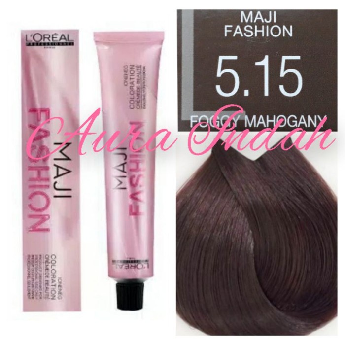 LOREAL MAJIREL NO. 5.15 LIGHT ASH MAHOGANY BROWN