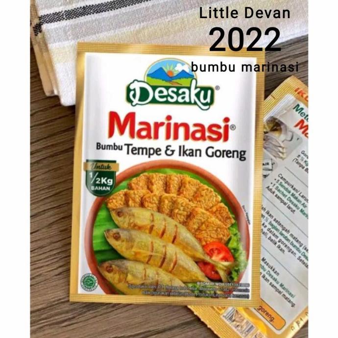 

_^_^_^] desaku bumbu marinasi tempe & ikam goreng 15 gr 12 sachet