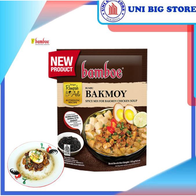 

*****] Bamboe Bumbu Masak Sop Bakmoy Bakmoi 130 gr Premium Rempah Asli