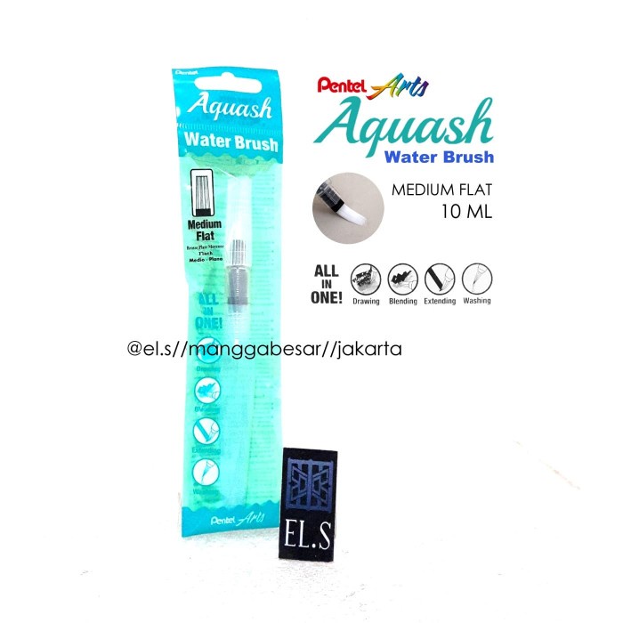 

Terlaris Pentel Aquash Waterbrush Flat Medium
