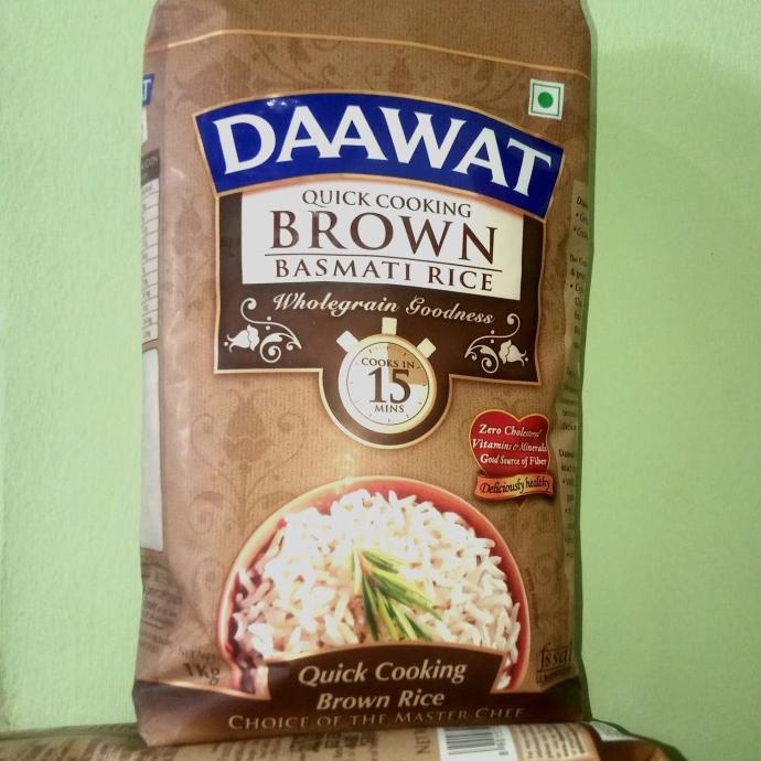 

><><><] Brown rice 0 Sugar original Daawat India 1 Kg