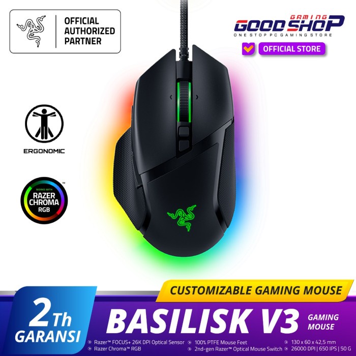Razer Basilisk V3 - Gaming Mouse