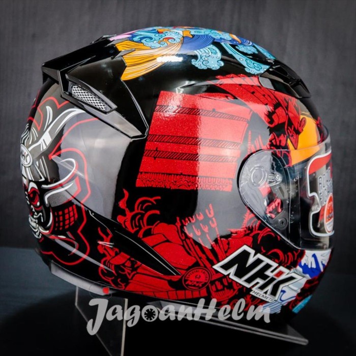 Nhk Helm Rx9 Samurai Black Red Rx-9 Double Visor