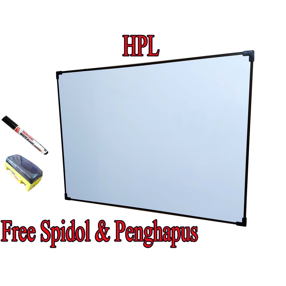 

[PRODUK-8TPBR68] Papan Tulis 60x100 Magnet dan Non Magnet Murah (