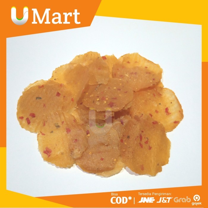 

' u mart - kerupuk opak singkong pedas 500 gram krupuk enye mentah 1/2kg