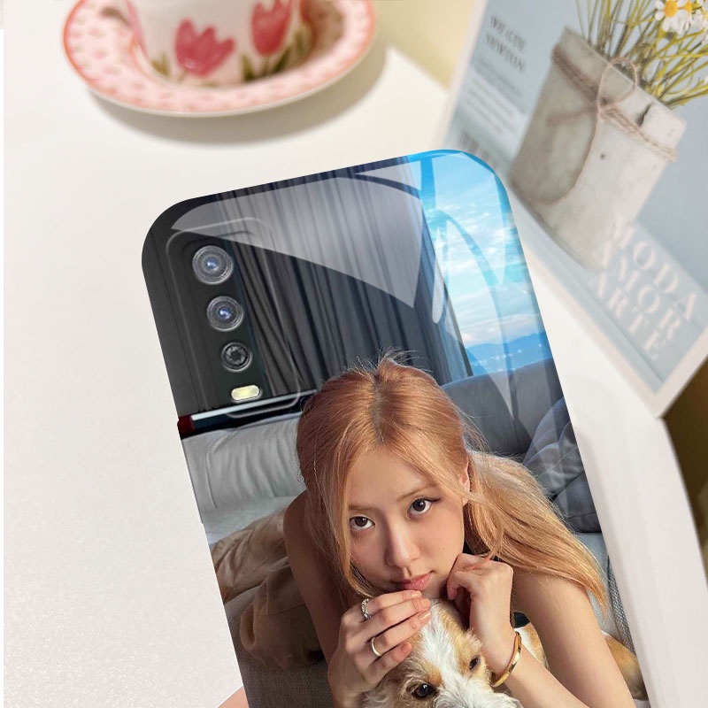 ROSÉ CASE Untuk vivo y30g y20 y20i y20t y20s y20g y20a y20sg 2021 CUSTOM REQUEST FOTO FULLPRINT FILM