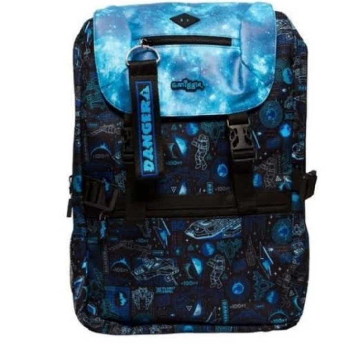 ✿KOP✿ Smiggle Foldover Astronot Galaxy Backpack/ Kado/Tas Ransel Anak Laki TERBATAS