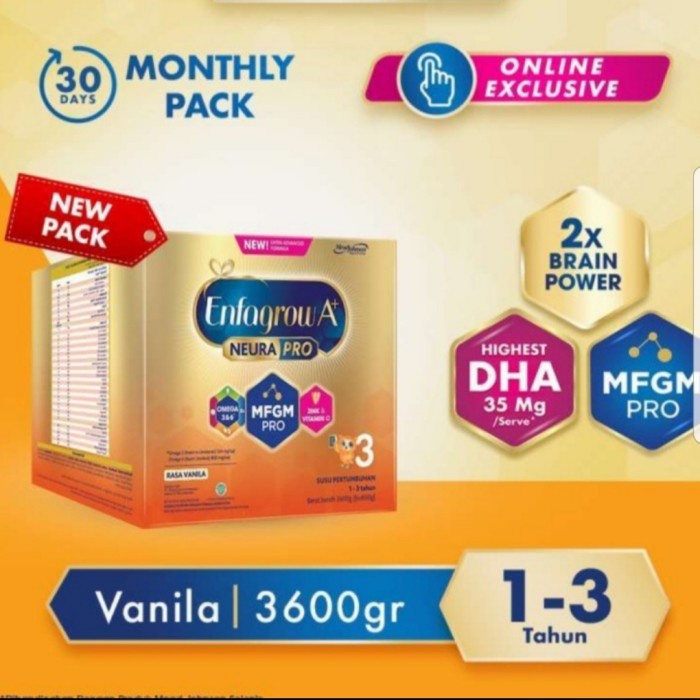Okta- Enfagrow 3 Vanila 3600 Gr