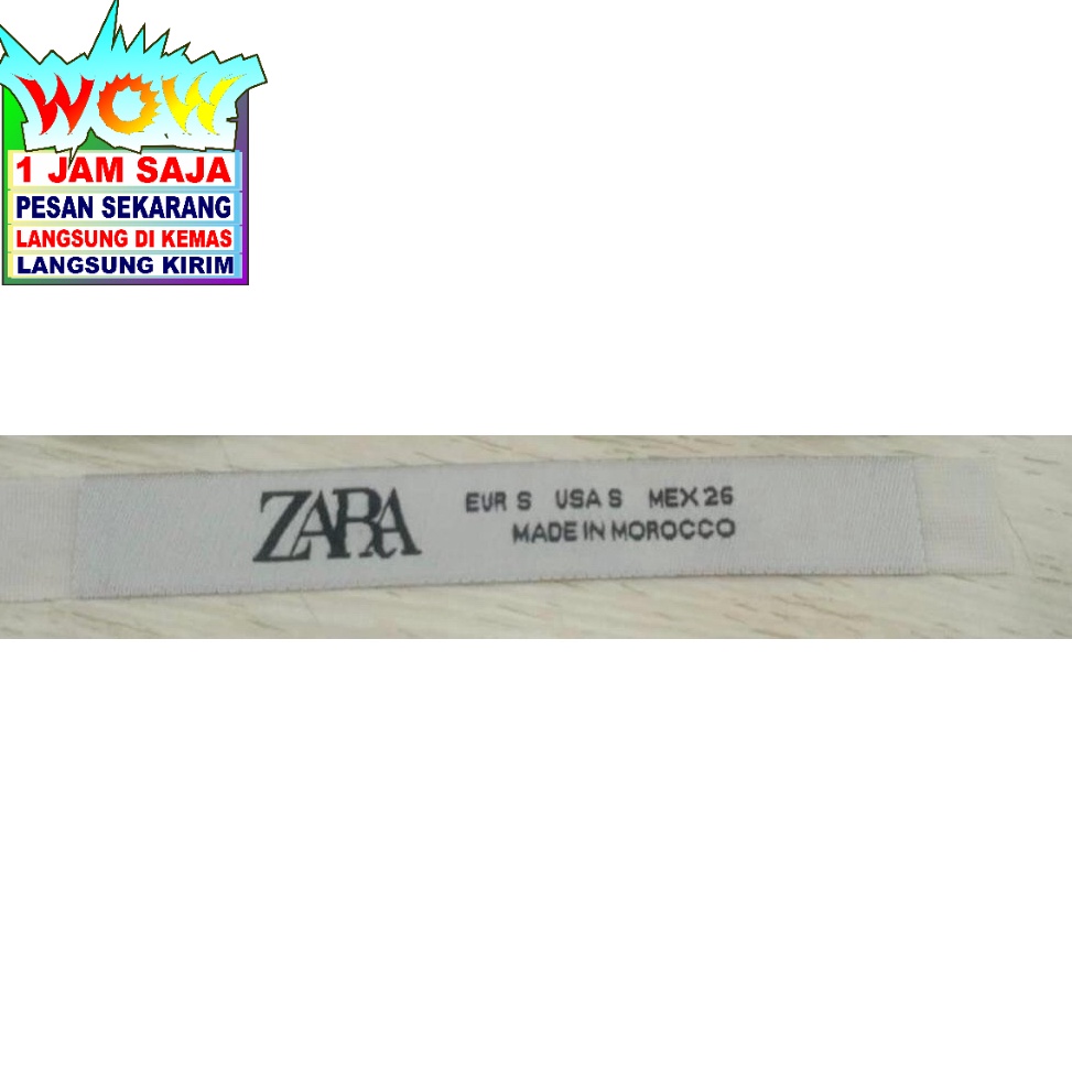 

Best Deal ZARA MAIN SLIP WOVEN SUPER PREMIUM CO 1X DI KIRIM 12PCS