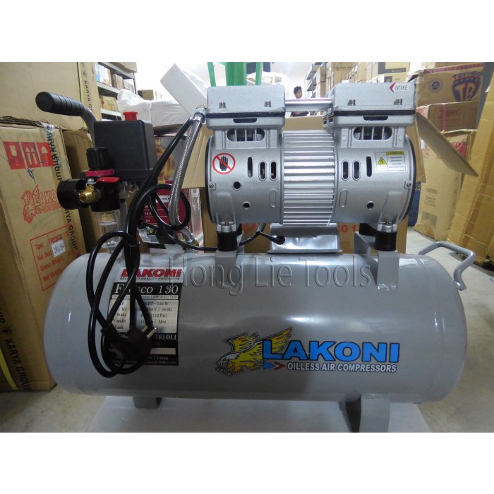 {GreenShop} Lakoni Fresco 130 Kompresor 1 HP Silent  Oilless Tanpa Oli Limited
