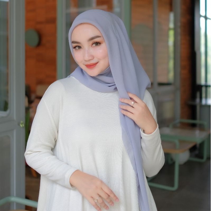 [ COD ] Bella Square 50 Warna Hijab Jilbab Segi Empat Image 8