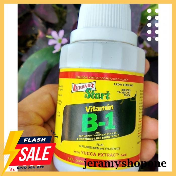 TERBAIK LIQUINOX ZPT VITAMIN B1 ANTI STRES TANAMAN-100ML 