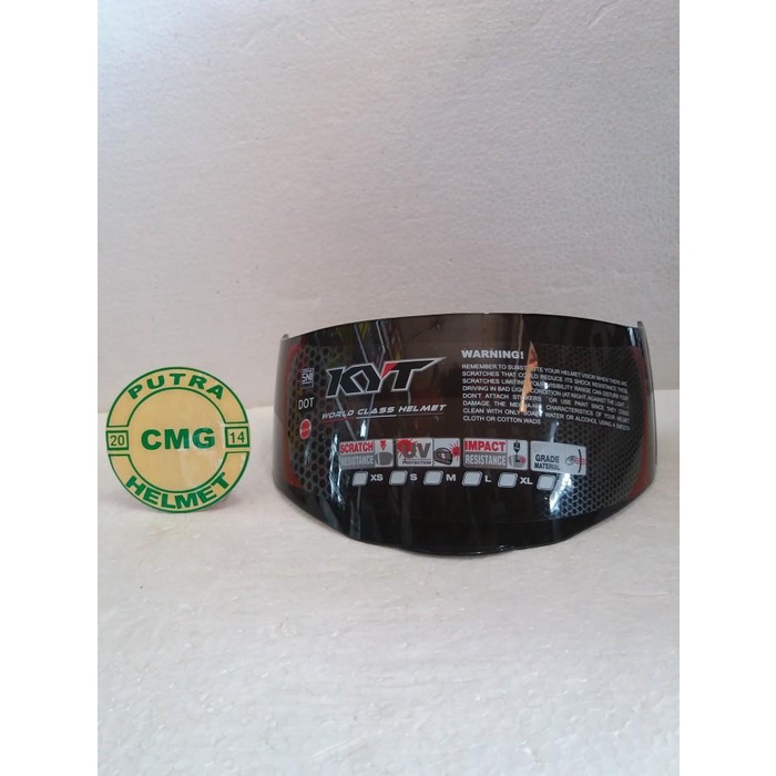 Visor Kaca Helm Original Kyt X Rocket Dark Smoke