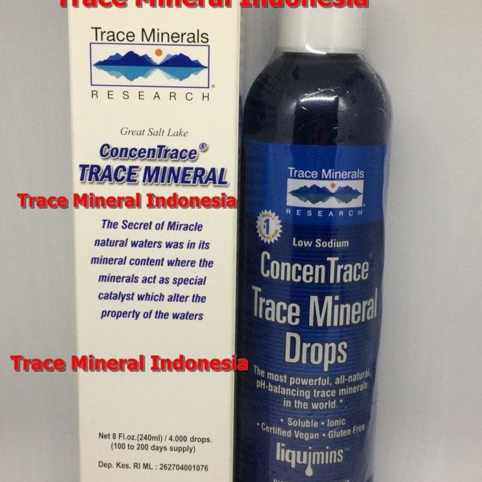 Laris Cmd (Concentrace Trace Mineral ) 4000 Drops / 240Ml / 8Oz Original